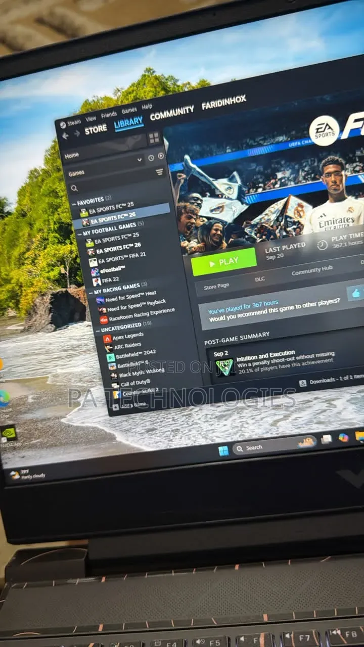 Laptop HP Victus 15 16GB AMD Ryzen 7 SSD 1T