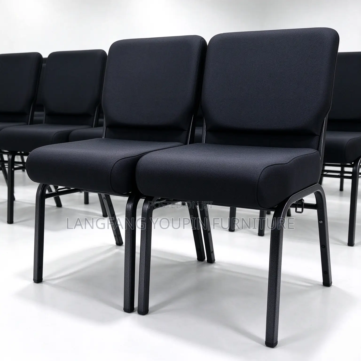 Stackable Padded Church Chairs | in Stock Ghana Warehouse, View Sample