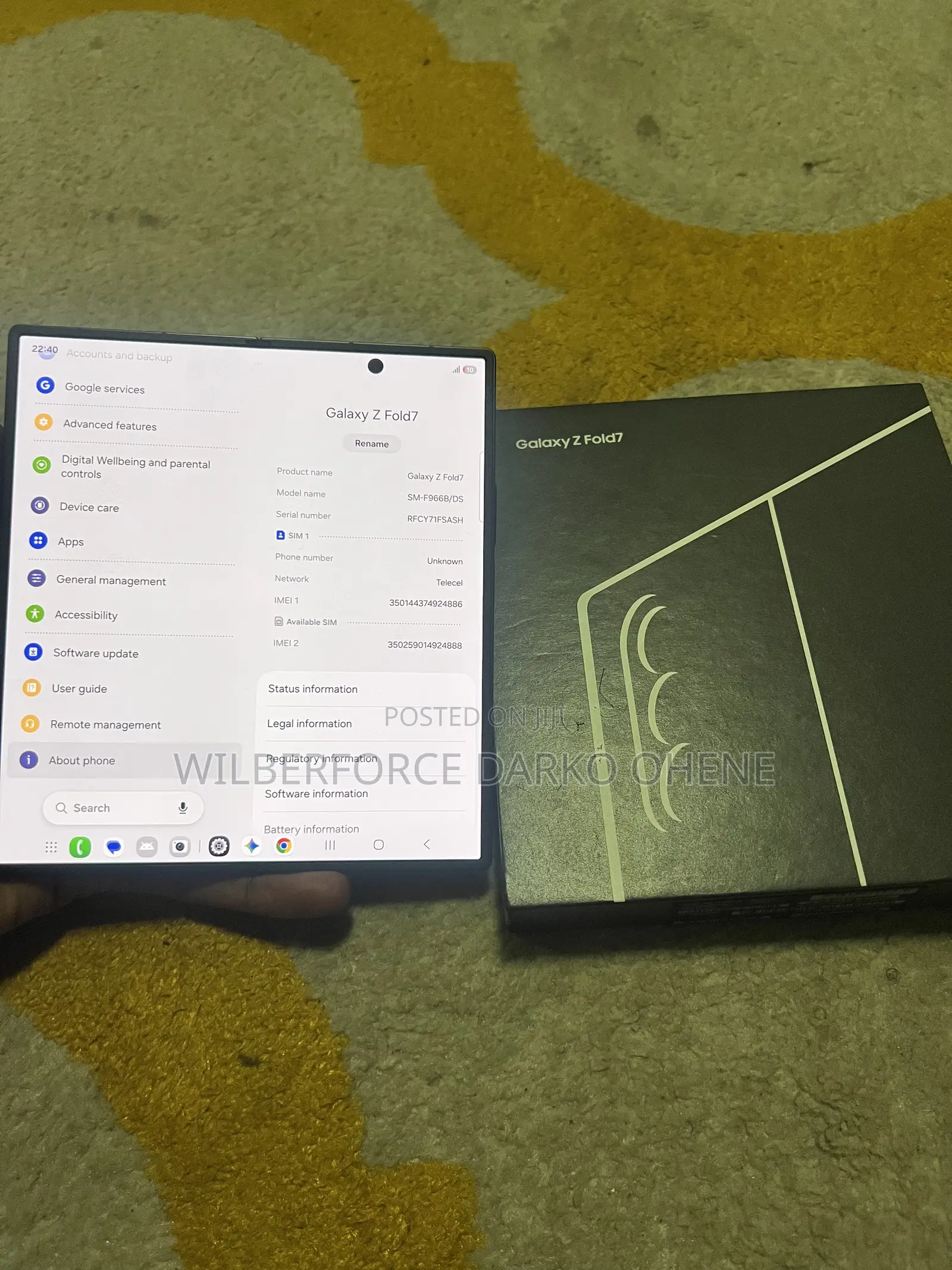 Samsung Galaxy Z Fold7 512 GB Black