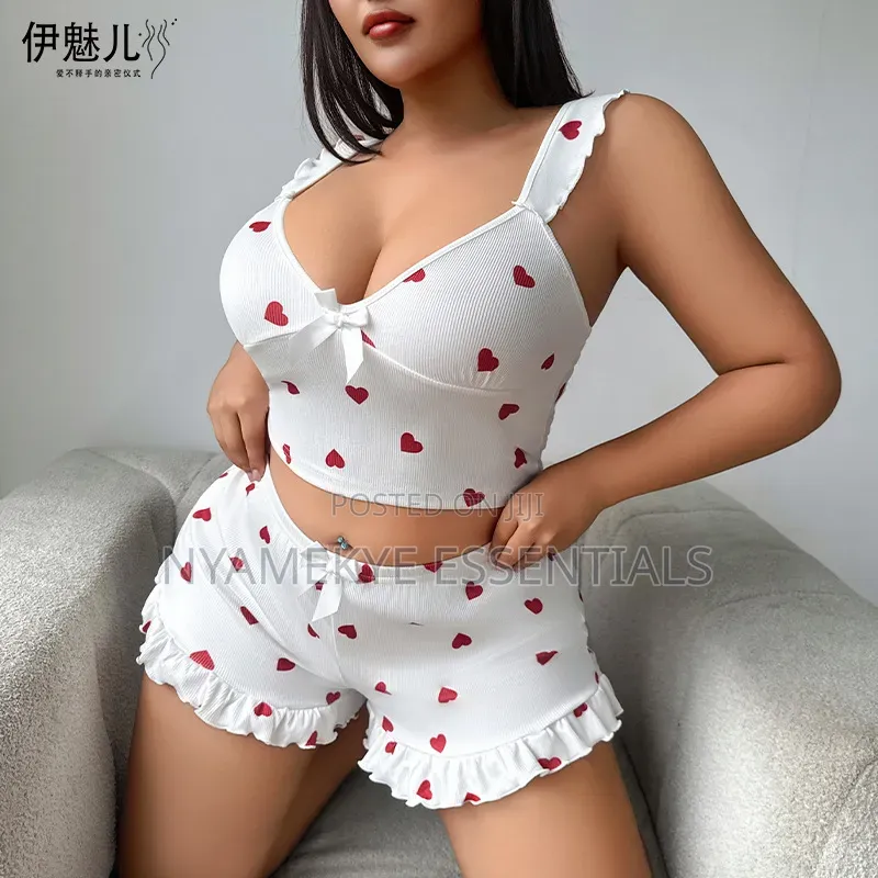 Cherry 2-Piece Lounge Set - Top+short 120ghc