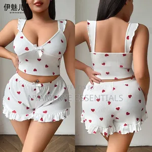 Cherry 2-Piece Lounge Set - Top+short 120ghc