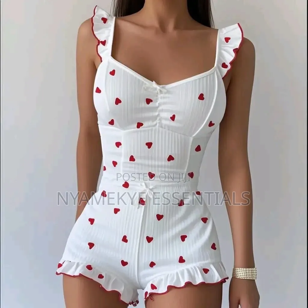 Cherry 2-Piece Lounge Set - Top+short 120ghc