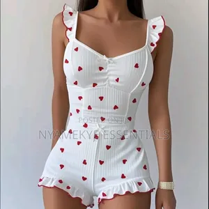 Cherry 2-Piece Lounge Set - Top+short 120ghc