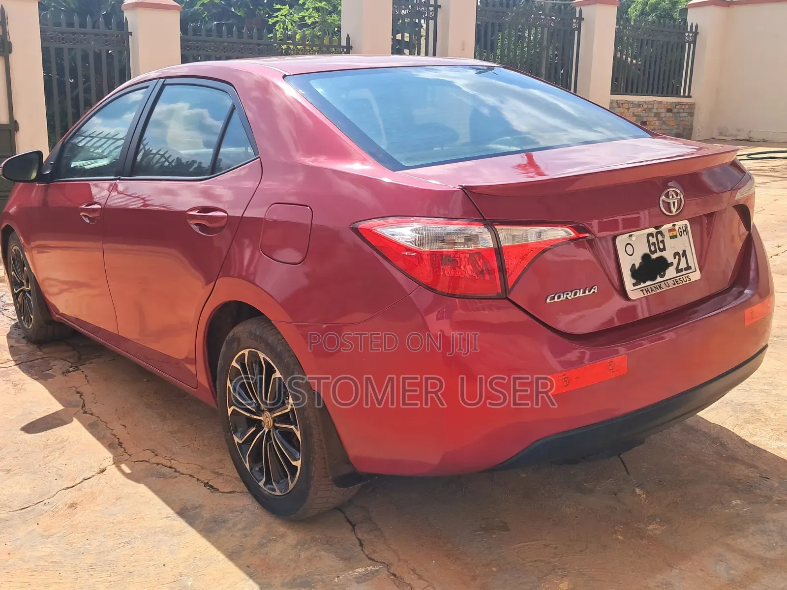 Toyota Corolla S 4dr Sedan (1.8L 4cyl CVT) 2015 Red