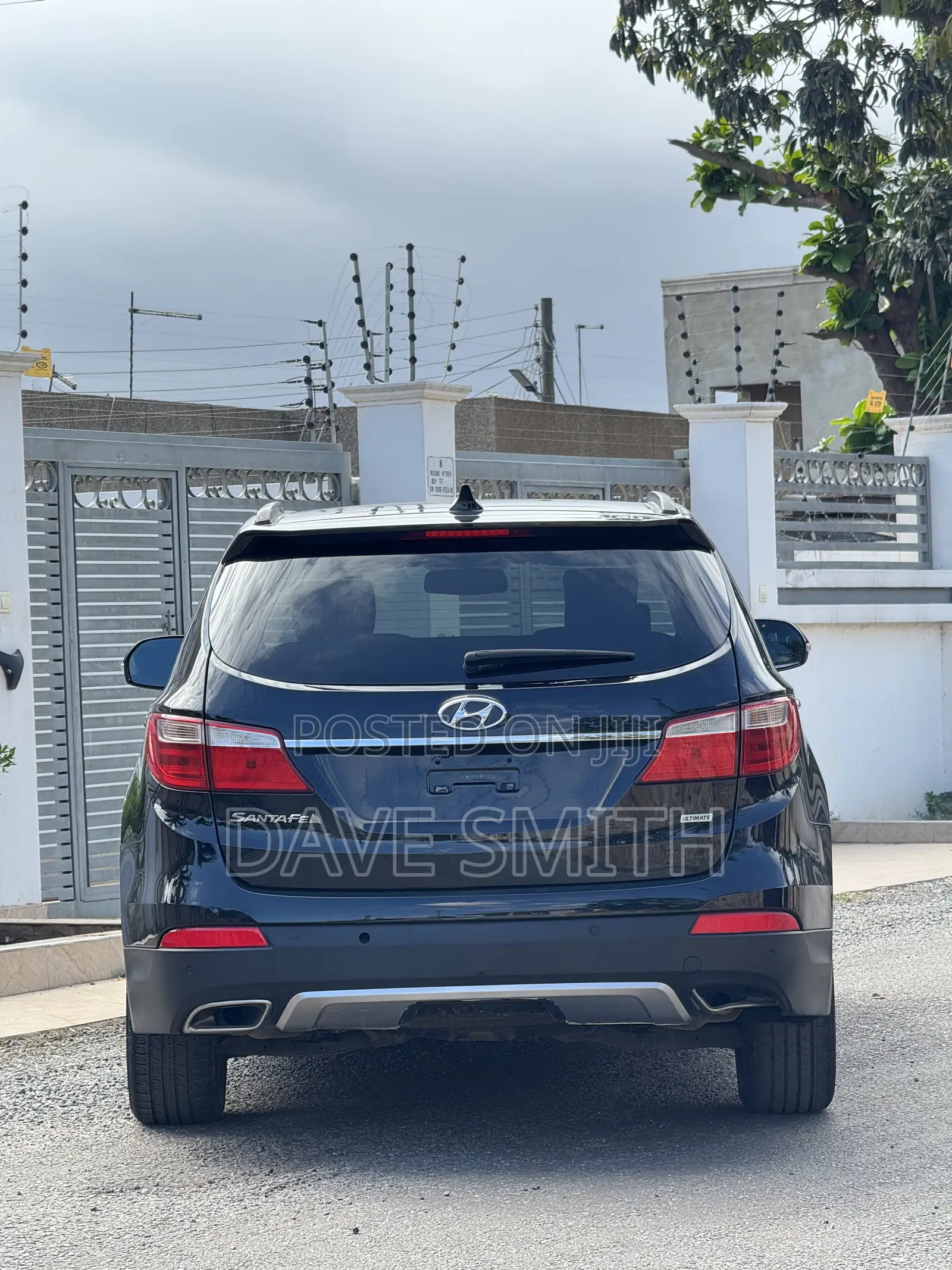 Hyundai Santa Fe Limited Ultimate AWD 2017 Black