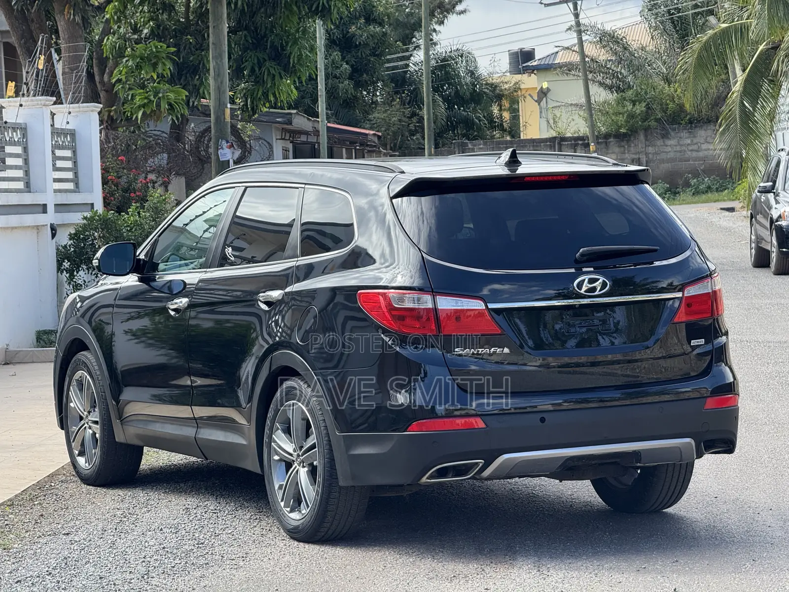 Hyundai Santa Fe Limited Ultimate AWD 2017 Black