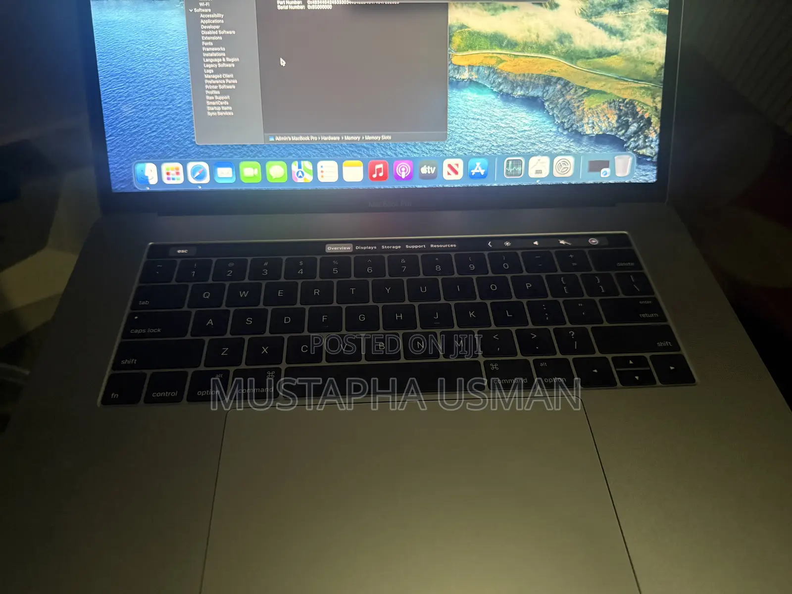 Laptop Apple MacBook Pro 2016 16GB Intel Core i7 SSD 256GB