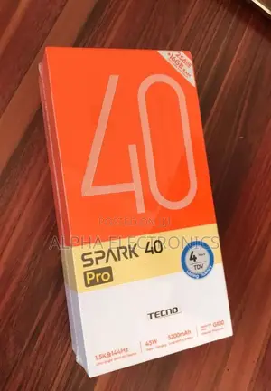 New Tecno Spark 40 Pro+ 256 GB Gold