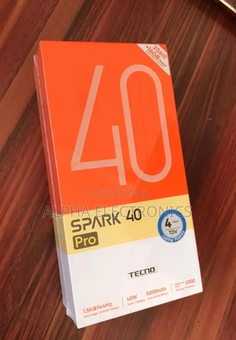 New Tecno Spark 40 Pro+ 256 GB Gold