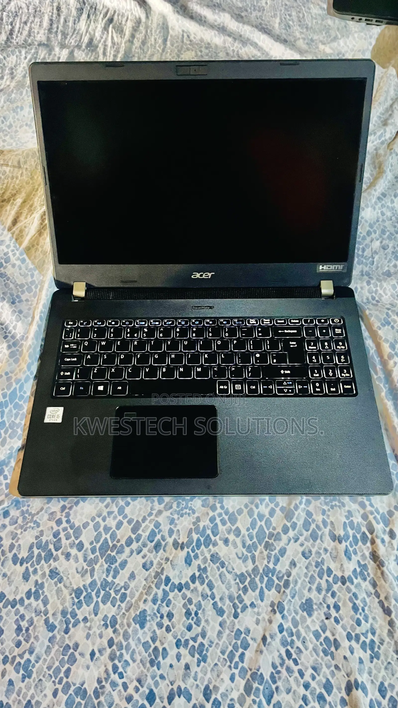 Laptop Acer TravelMate P2 15 8GB Intel Core i5 SSD 256GB