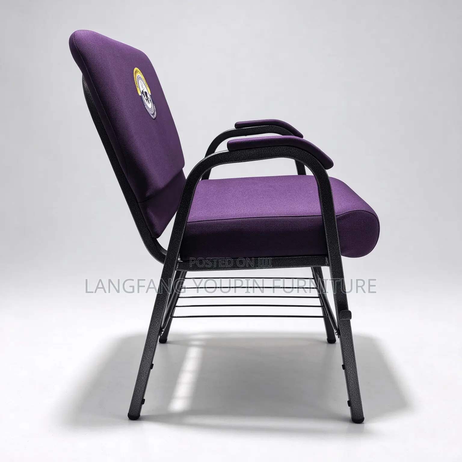 Indoor Church Auditorium Fabric Chair for Sale