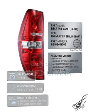 Rear Combination Tail Light - Left and Right