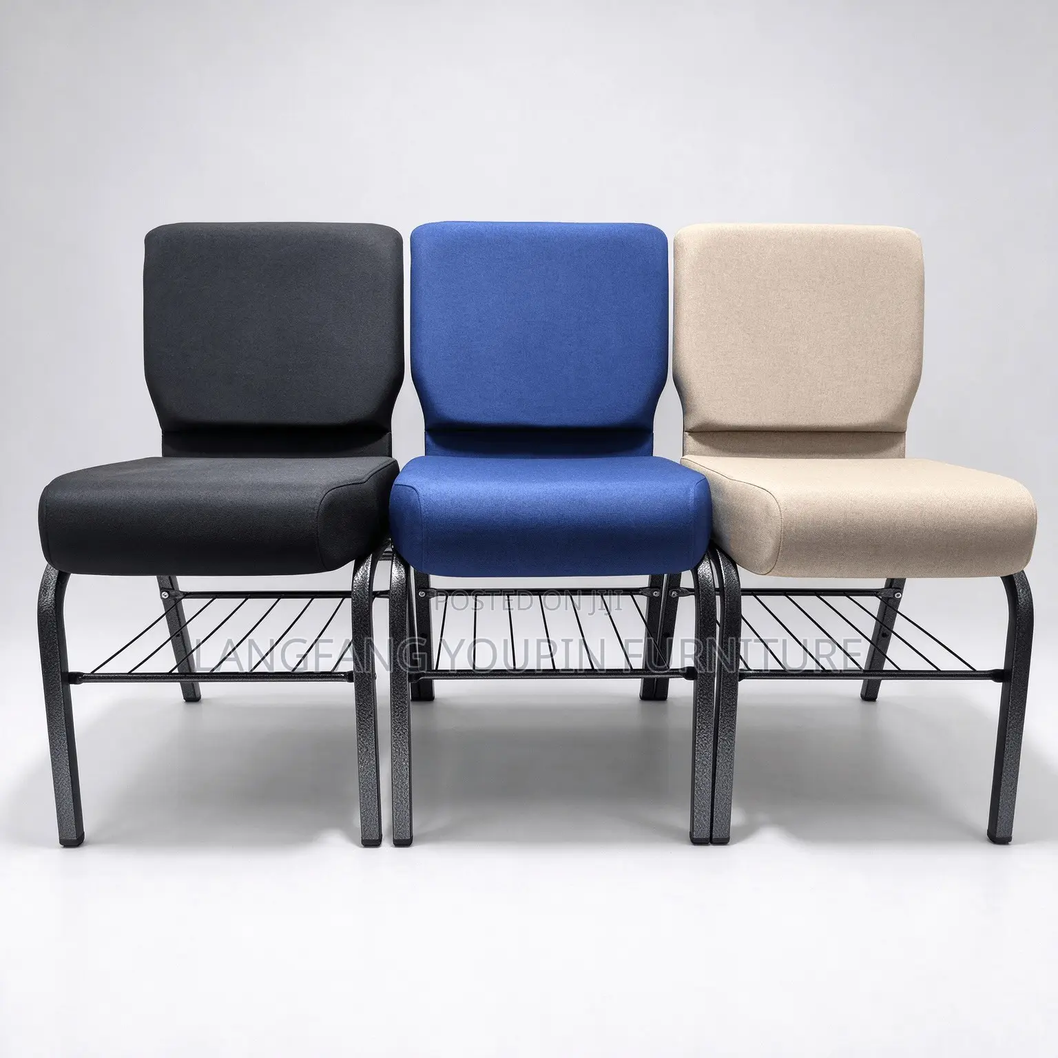 Padded Interlock Church Chair for Worship