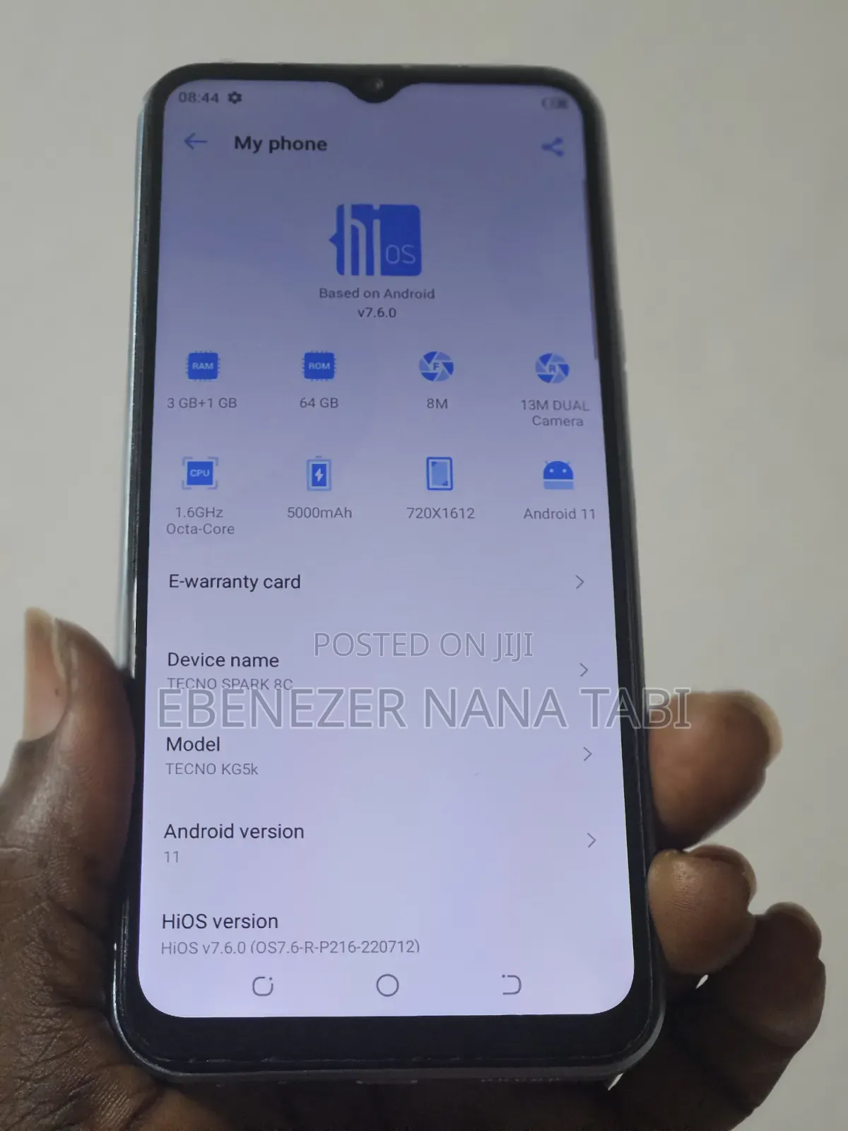 Tecno Spark 8C 64 GB Blue