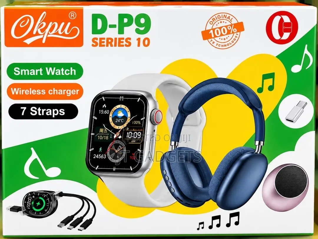 Okpu D-P9 Series 10 — Smart Watch + Headphone Set
