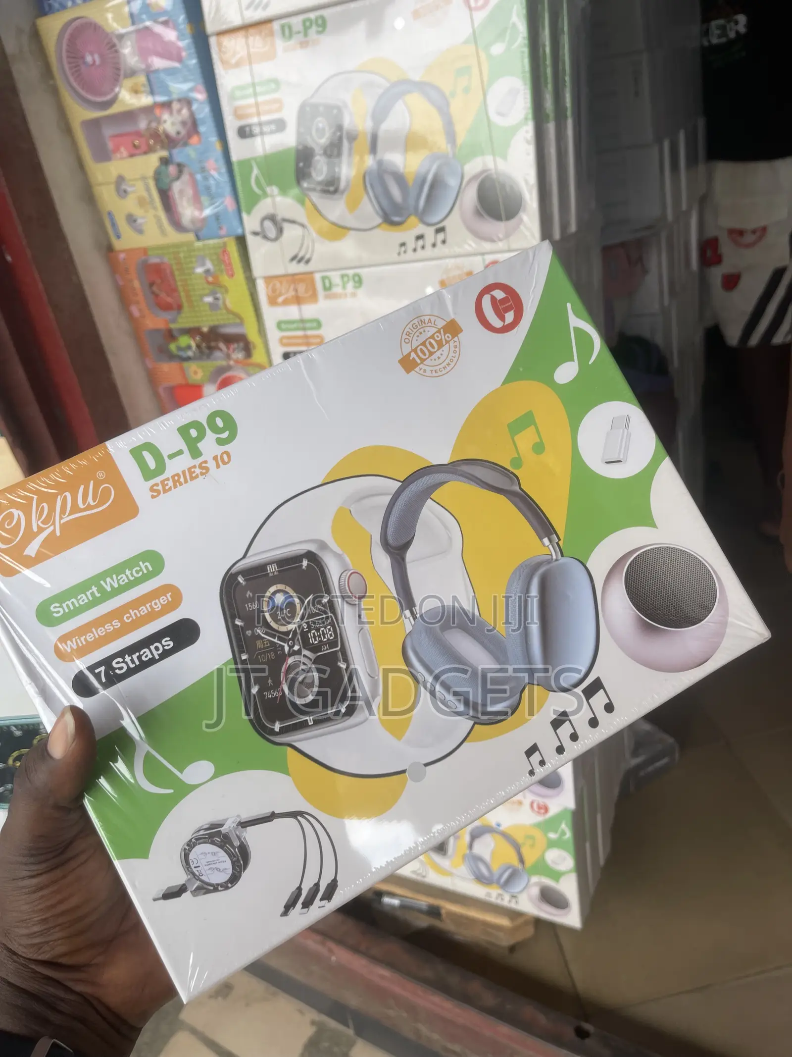 Okpu D-P9 Series 10 — Smart Watch + Headphone Set