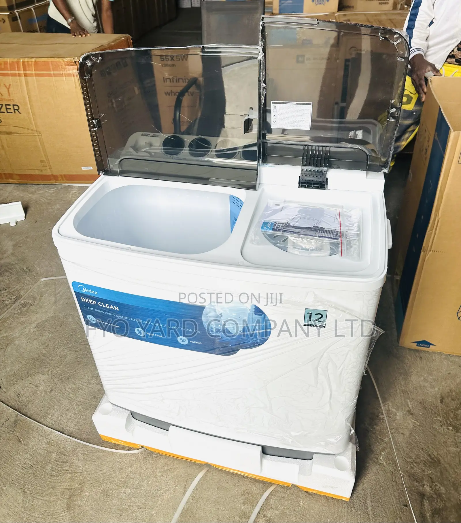 Quality Brand Midea Twin Tub 12KG Full Washing Machine