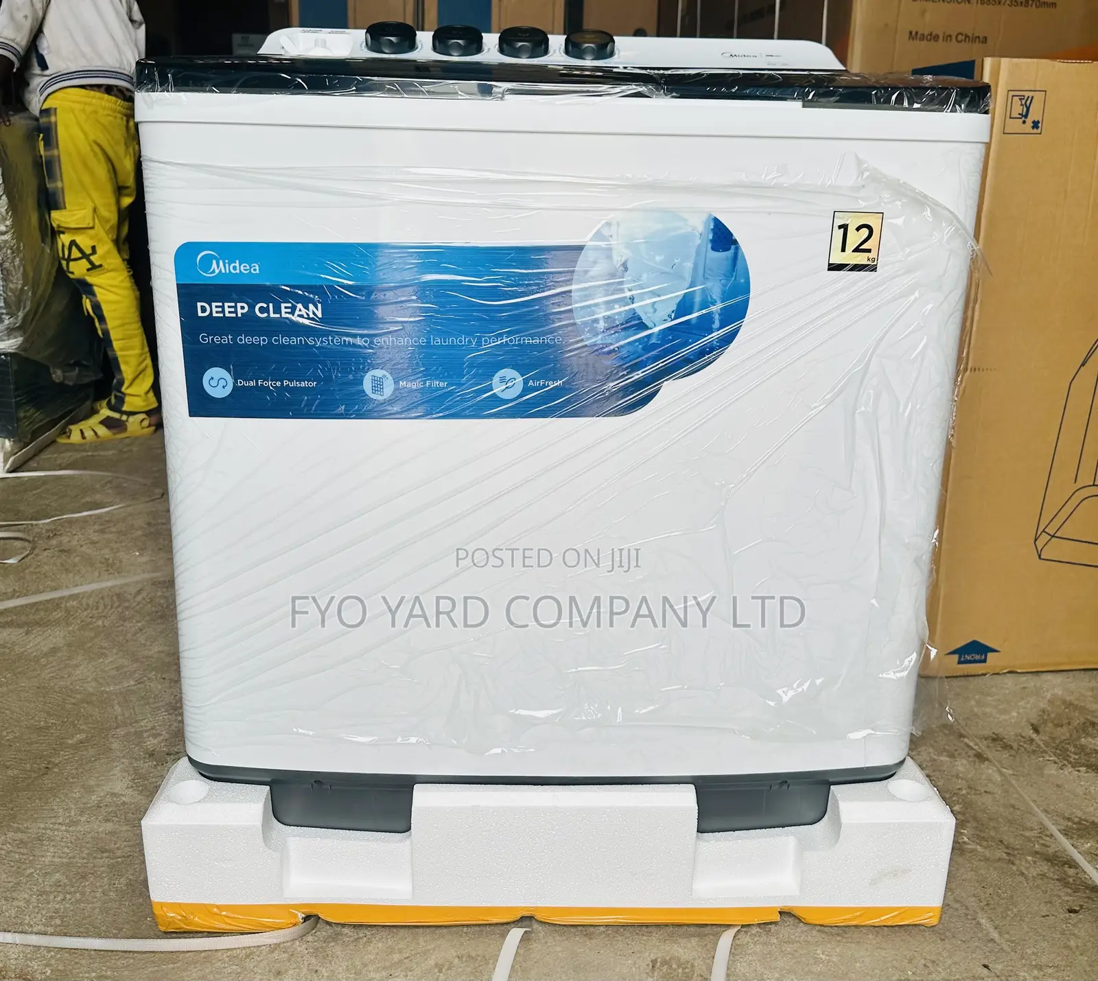 Quality Brand Midea Twin Tub 12KG Full Washing Machine