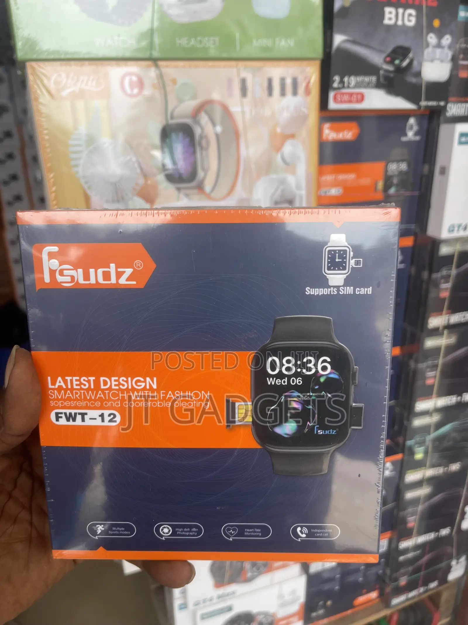 Fsudz FWT-12 — Latest Design Smart Watch With SIM Support