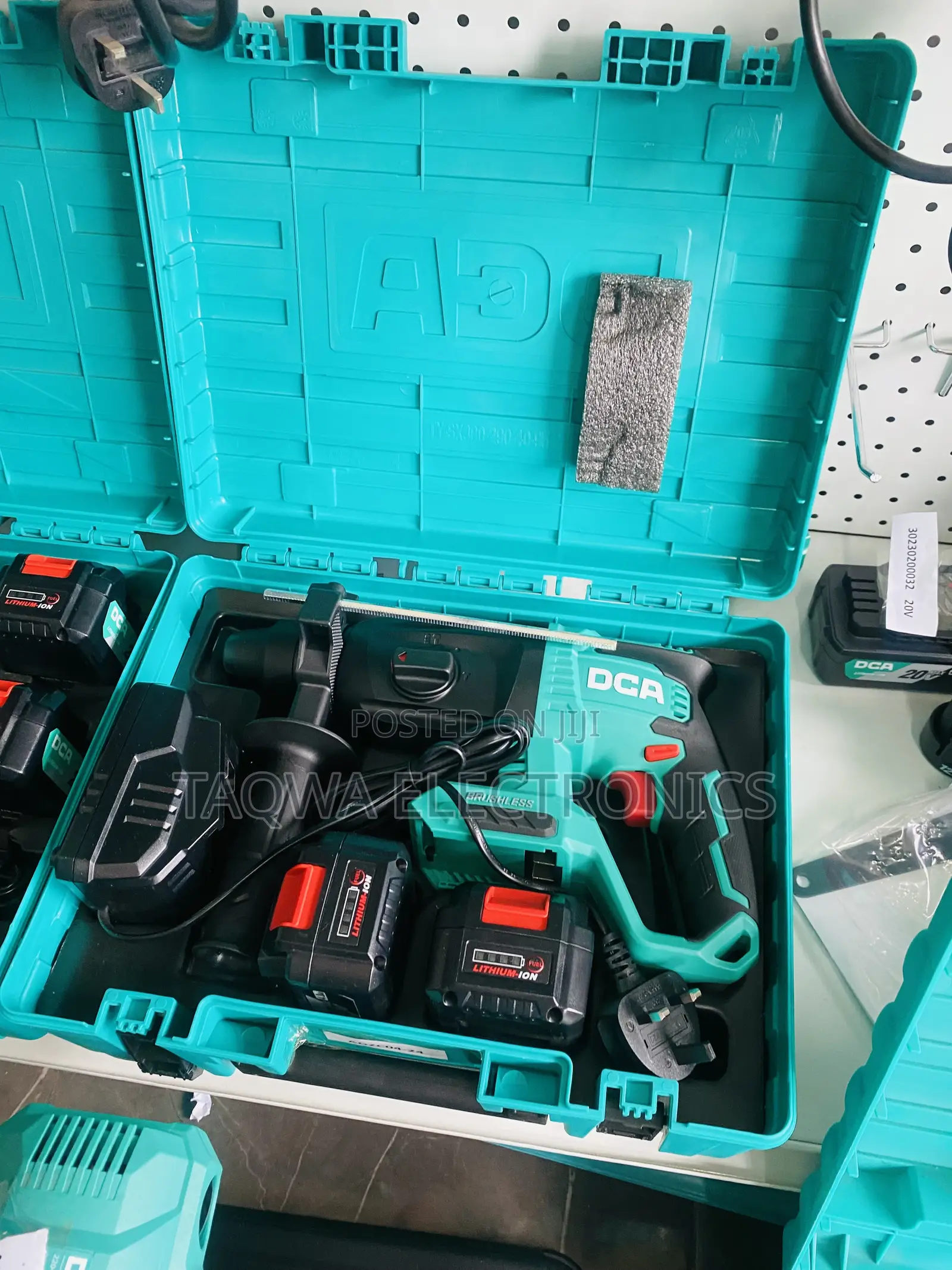 DCA 20V Cordless Brushless Rotary Hammer Drill 2.7J