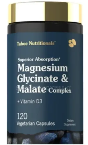 Magnesium Glycinate and Malate Complex | 120 Capsules
