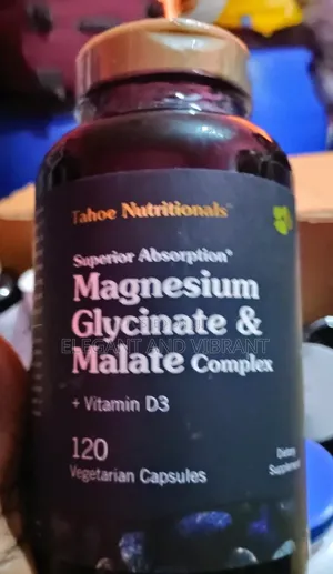 Magnesium Glycinate and Malate Complex | 120 Capsules