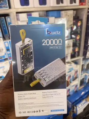 Fsudz P5 20000mAh Power Bank — Built-in Multi-Cables