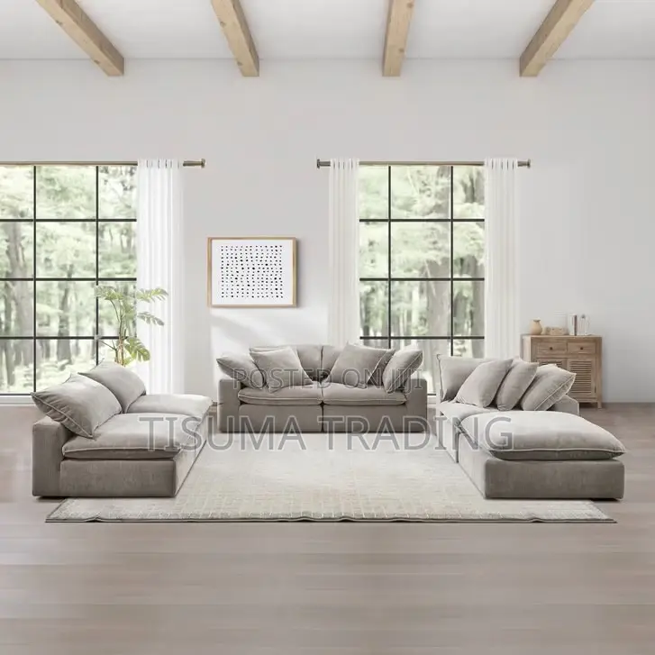 Sereen 6-Piece Fabric Modular Sectional