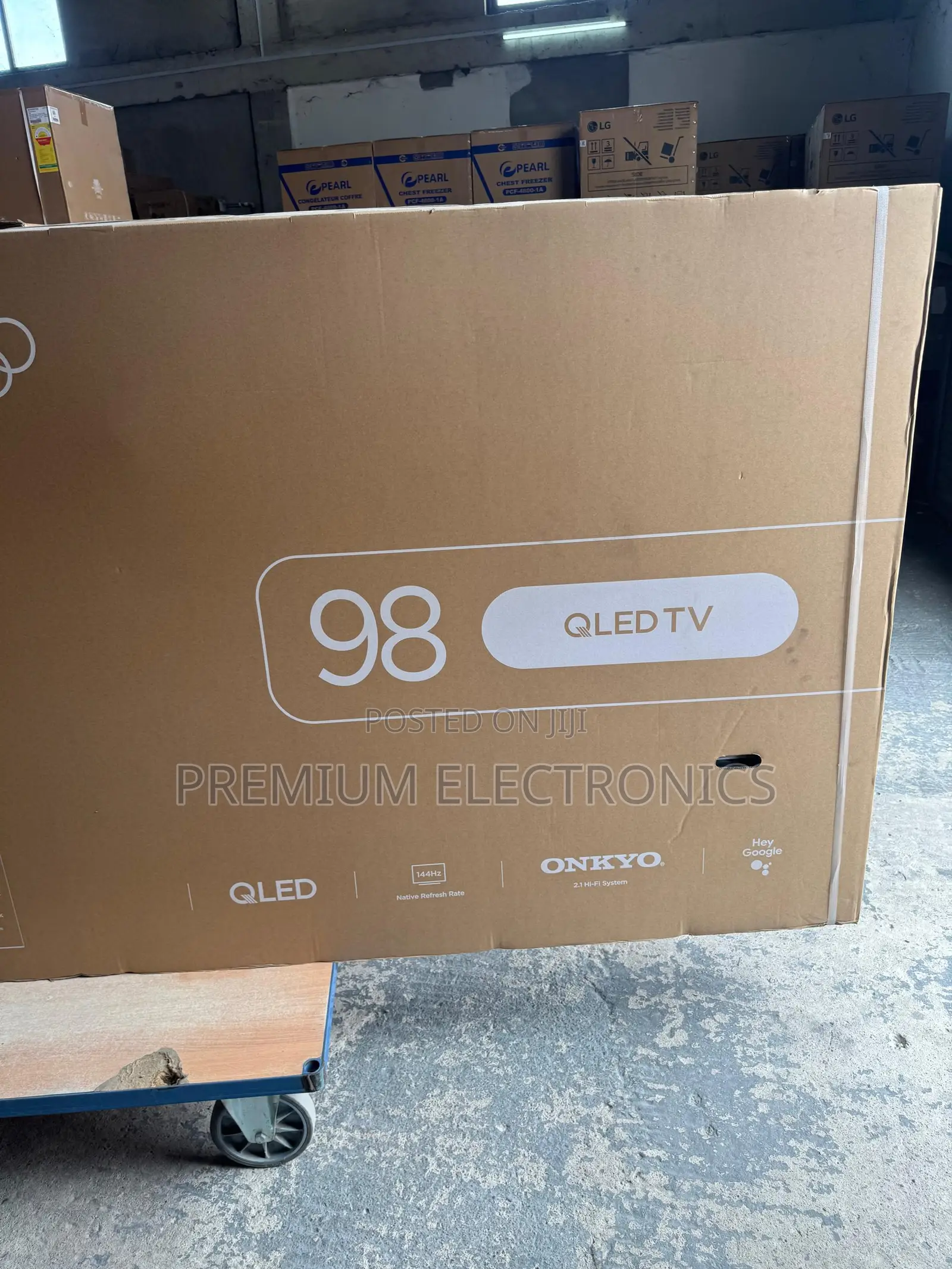 TCL 98-Inch 98p8k 144hz Hva Panel Uhd Smart Google Qled TV