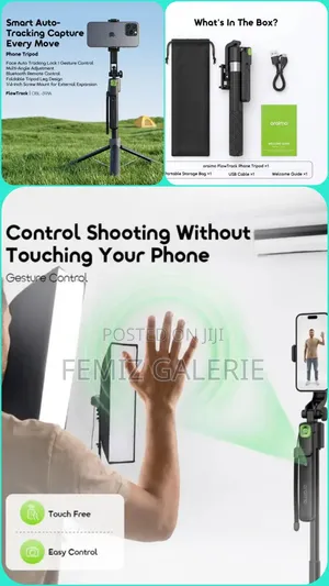Oraimo FlowTrack Gesture Control Face Tracking Selfie Stick Tripod