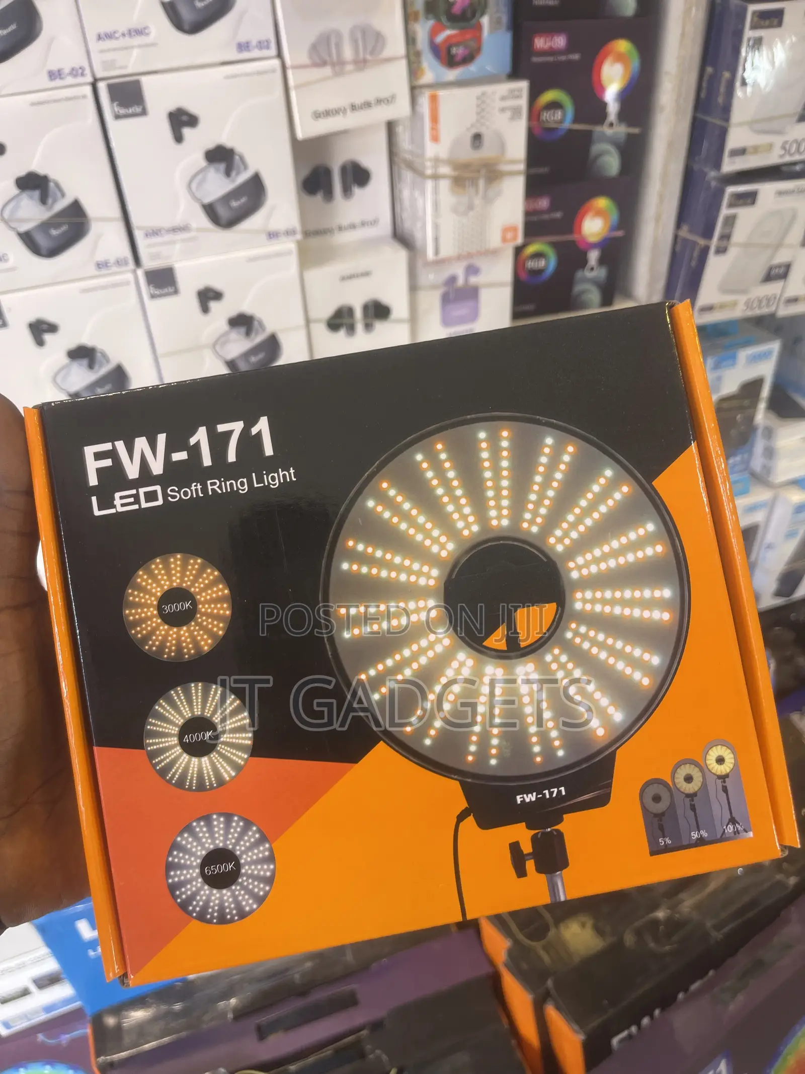 FW LED Soft Ring Light With Tripod (FW-171/321/451)