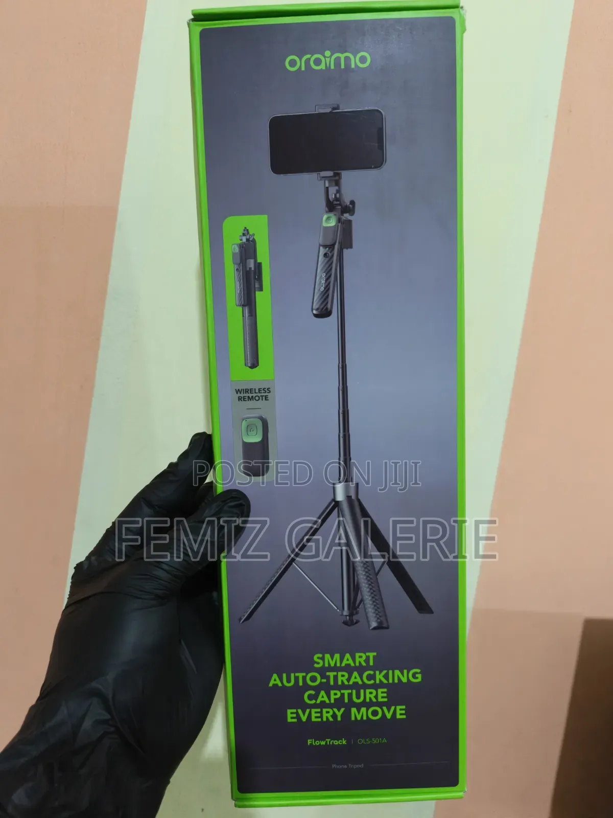 Oraimo FlowTrack Gesture Control Face Tracking Selfie Stick Tripod