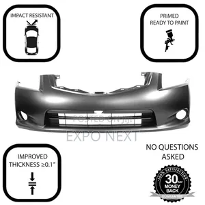 Primed Front Bumper Cover for 2010-2012 Nissan Sentra Base