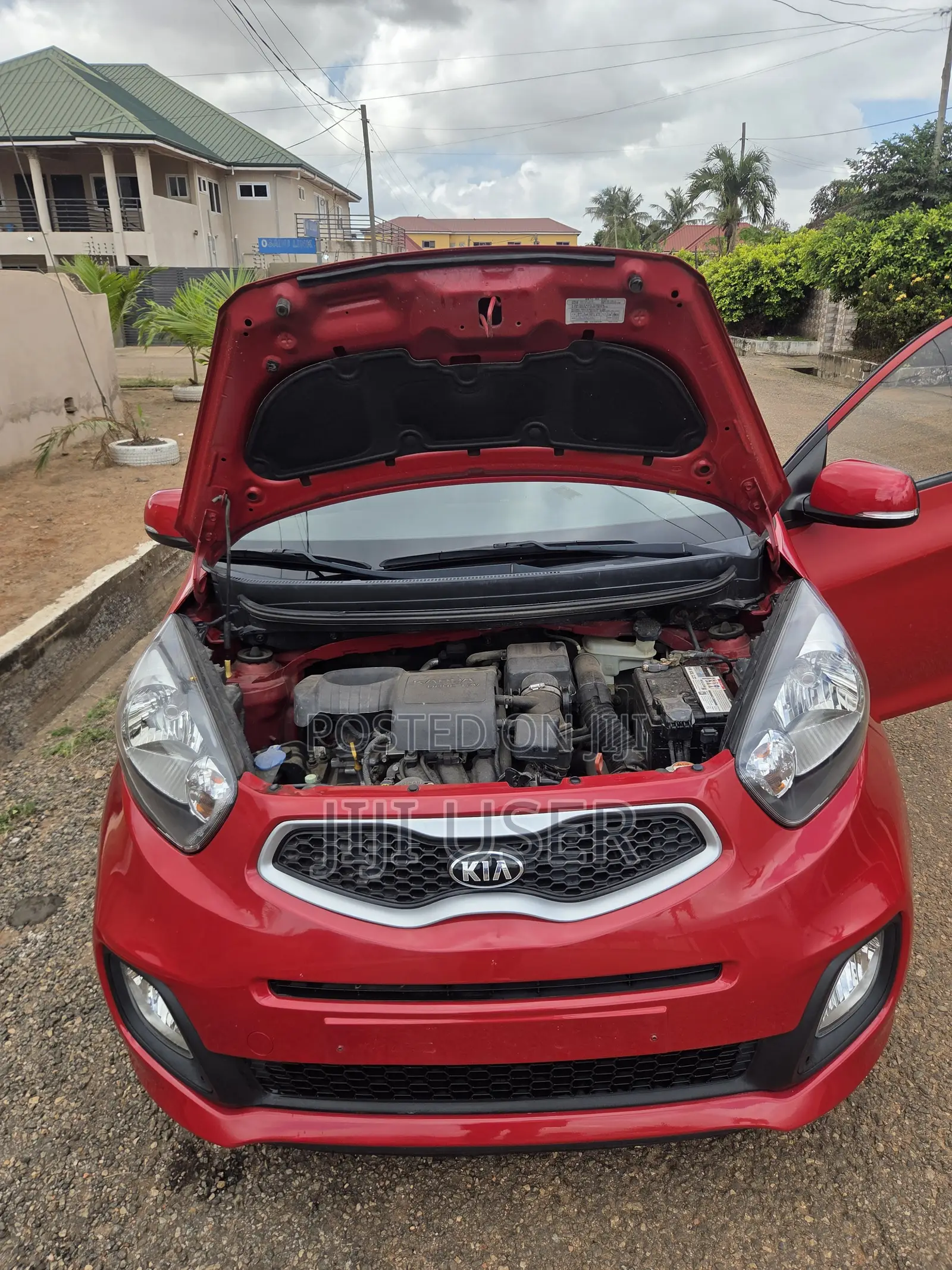 Kia Morning 2014 Red