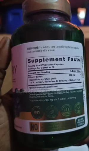 Bilberry Extract | 150 Capsules