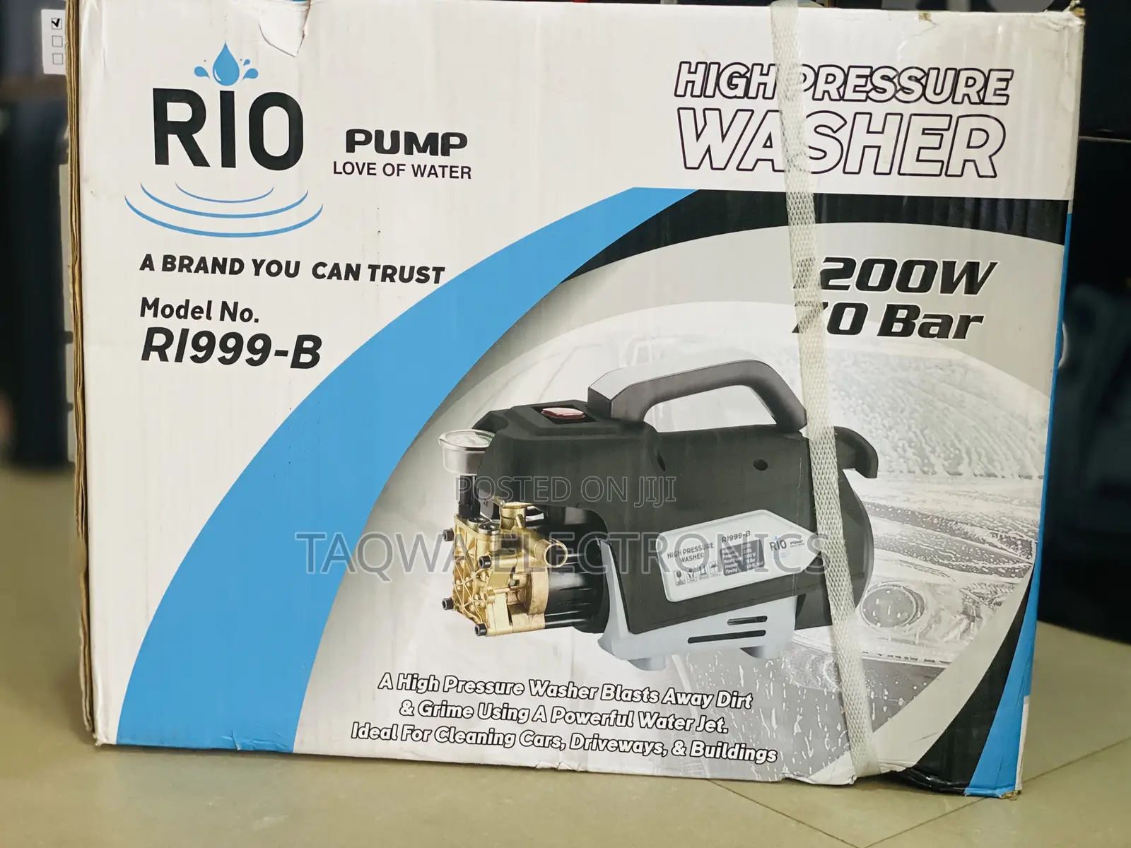 Rio High Pressure Car Washer Pump (RI999-B) - 1.61 HP