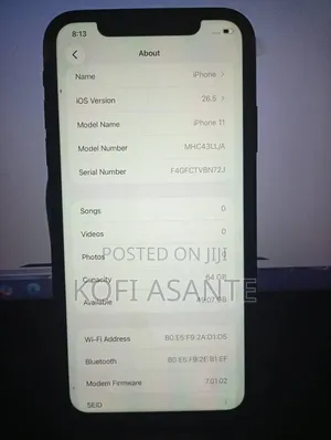 Apple iPhone 11 64 GB Gray