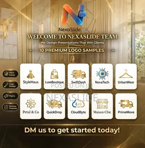 Logo Design, Pitch Decks Flyers - NexaSlide