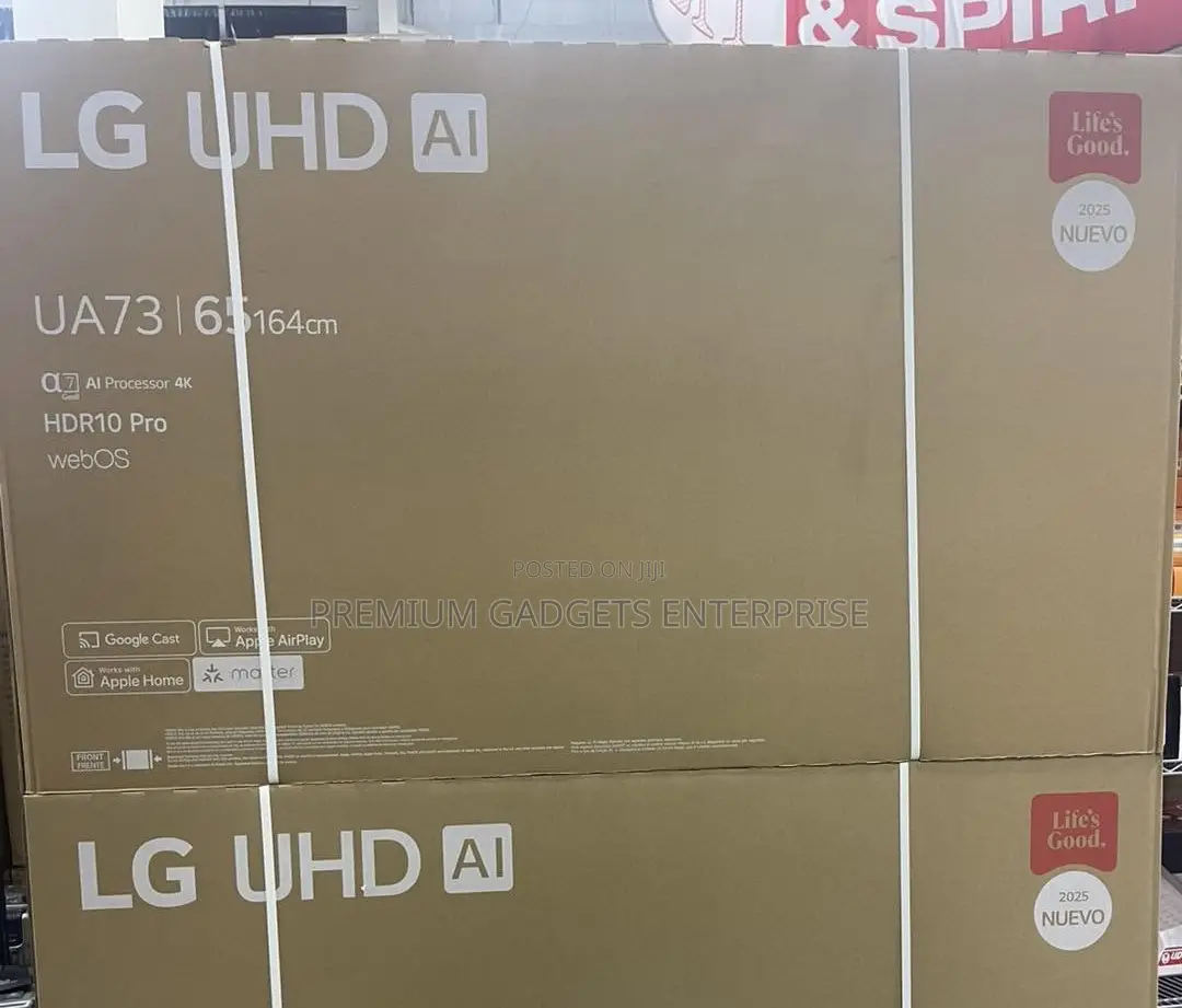 65 LG UHD AI ThinQ UA73 Smart TV 2025 Alpha 7 AI Processor Gen8