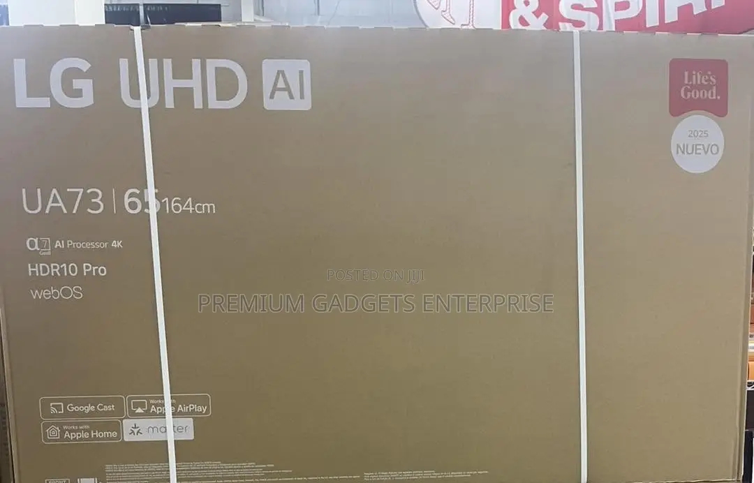 65 LG UHD AI ThinQ UA73 Smart TV 2025 Alpha 7 AI Processor Gen8