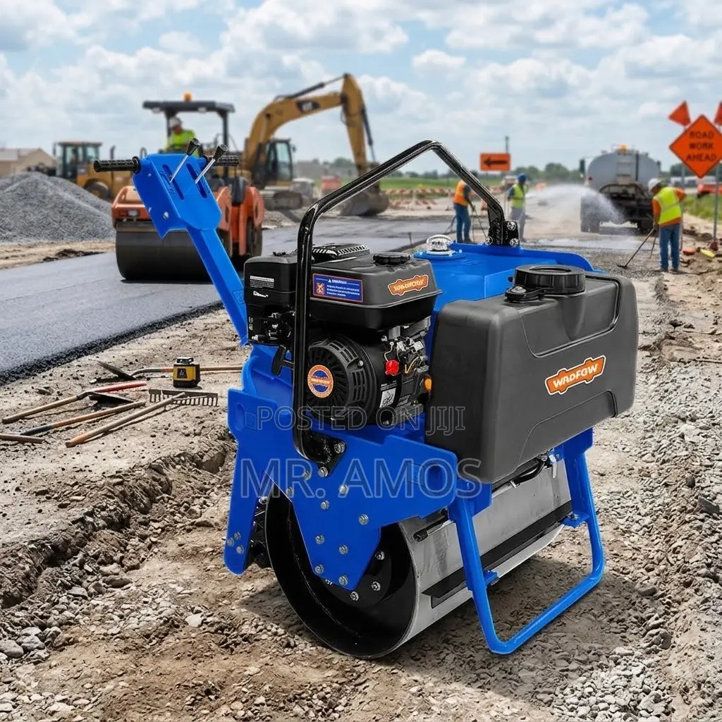 290KG Walk Behind Single Drum Roller Compactor Hmmmyy 6.5HP -