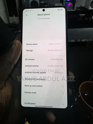 Xiaomi 11T Pro 256 GB Black