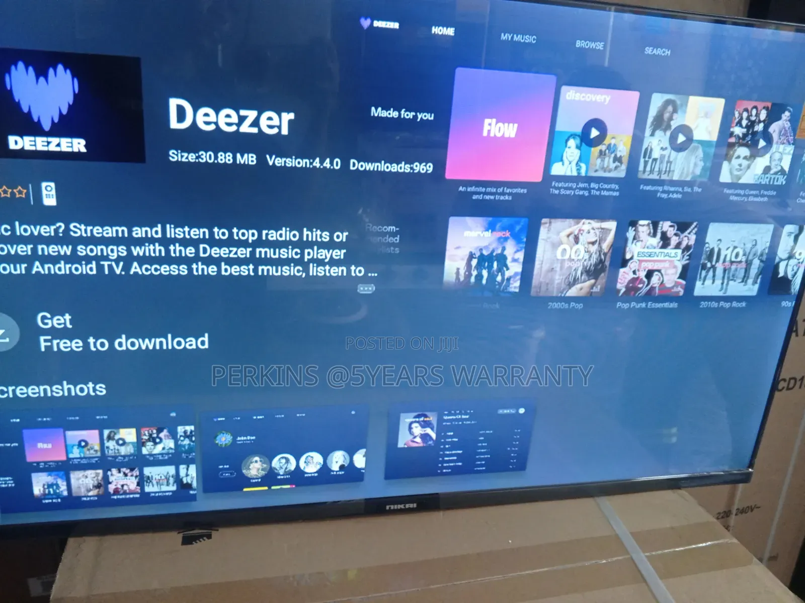 Real Max Quality 43" Television Smart Television