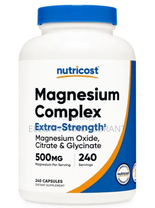 Magnesium Complex Extra Strength 500mg, 240 Capsules