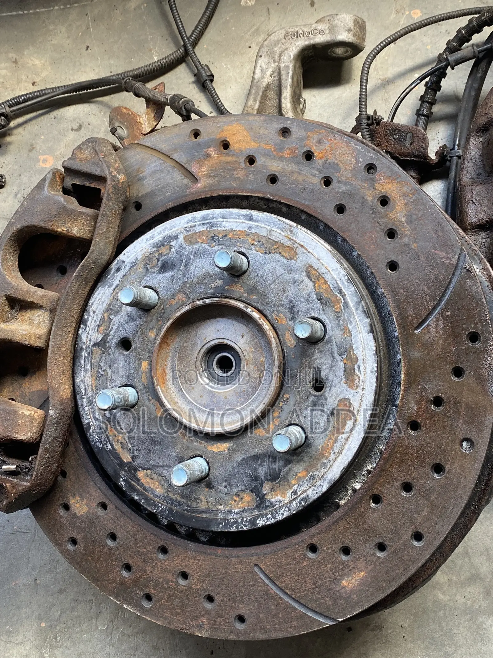 Ford F-150 Complete Front Steering Knuckle and Wheel Hub Assembly.
