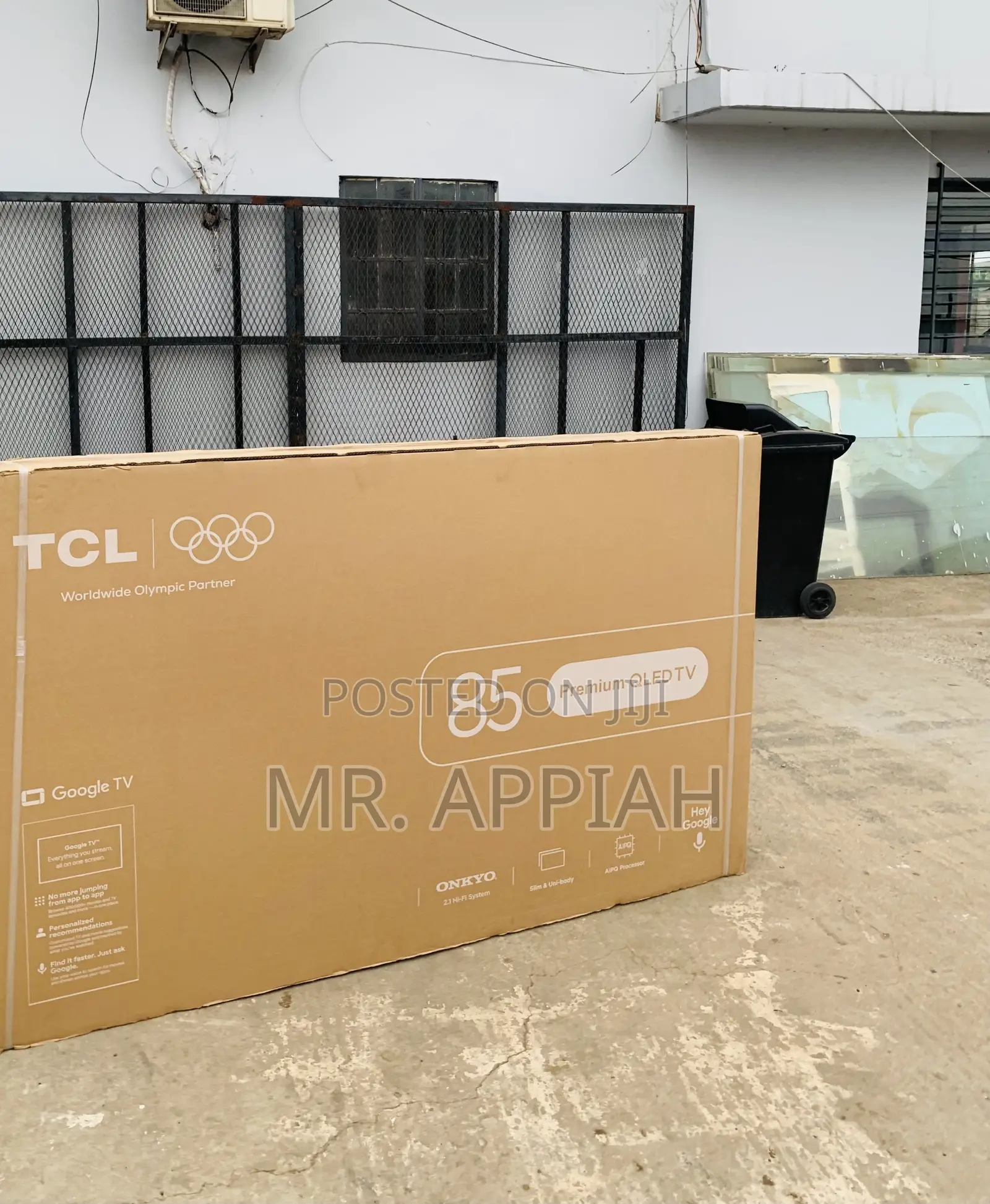 Extremely Classic TCL 85” Uhd Smart Screen Television 