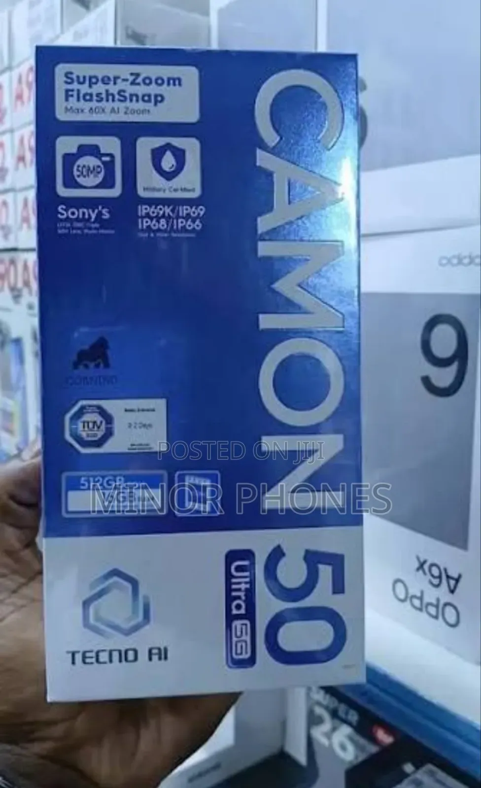 New Tecno Camon 50 Ultra 512 GB Black