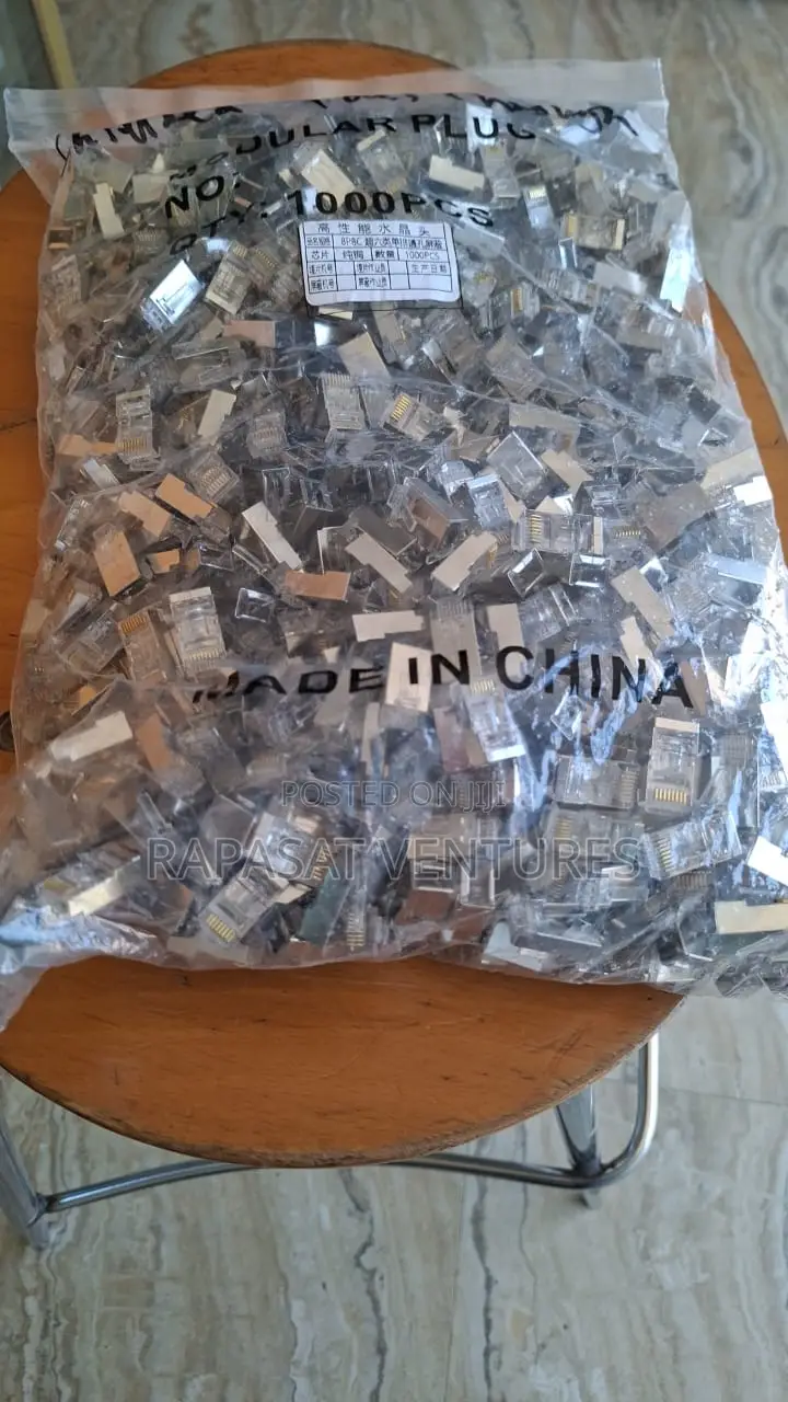 CAT 6 FTP Shielded RJ-45 Pass Through Connectors (1000pcs/Pack)
