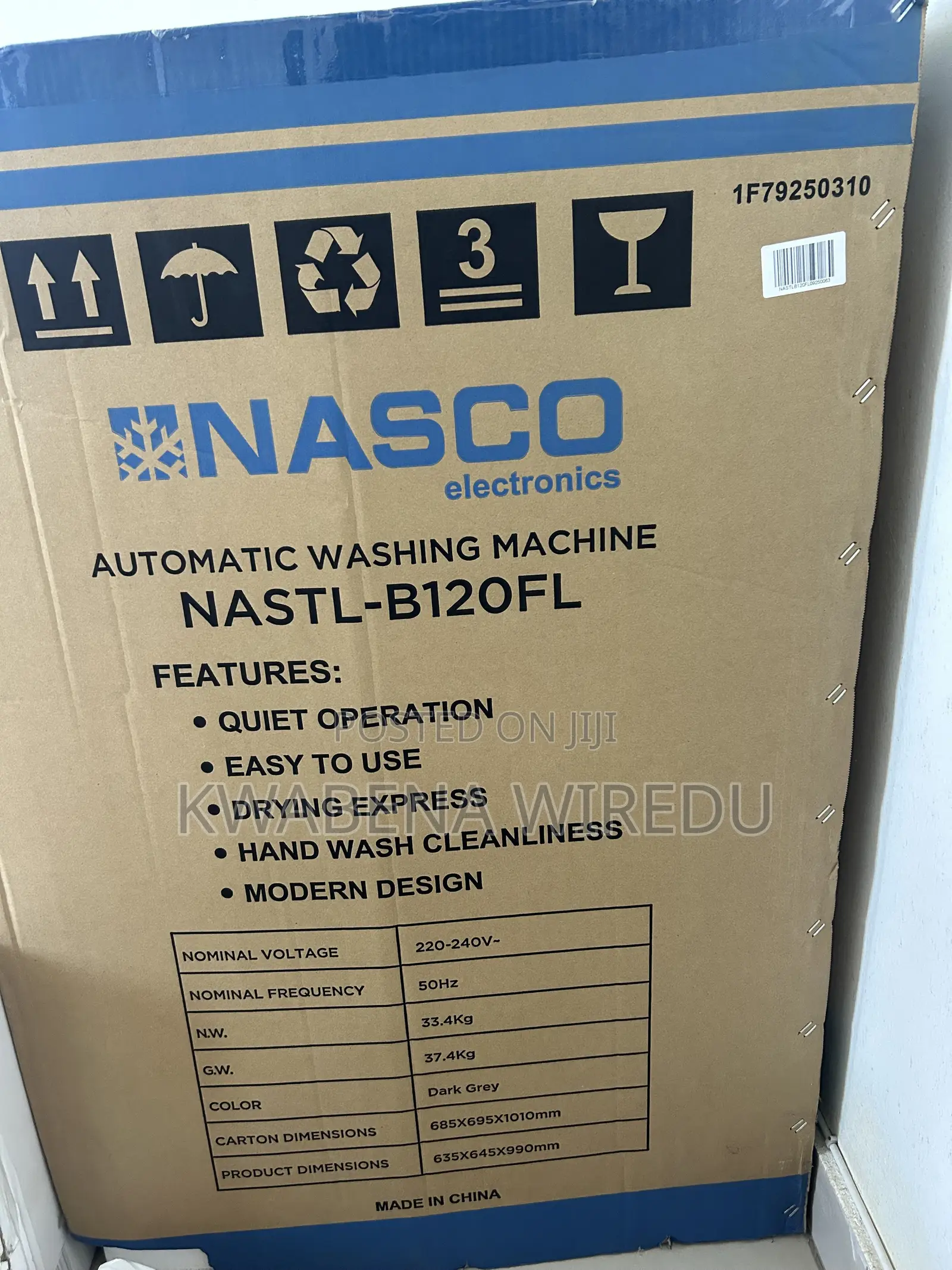 Nasco 12kg Top Load Fully Automatic Washing Machine