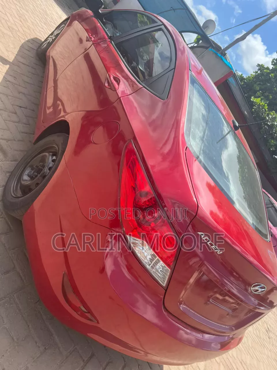 Hyundai Accent 2014 Red